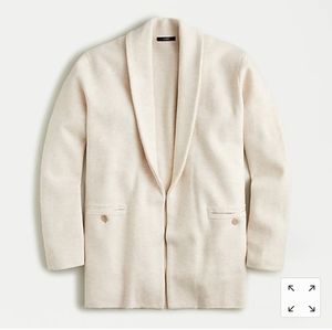 J.Crew Camille sweater-blazer with shawl collar